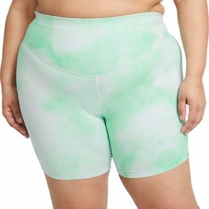 Nike Plus Sz 2X Sky Dyed Active One Icon Clash 7" Shorts Mid Rise green NWT